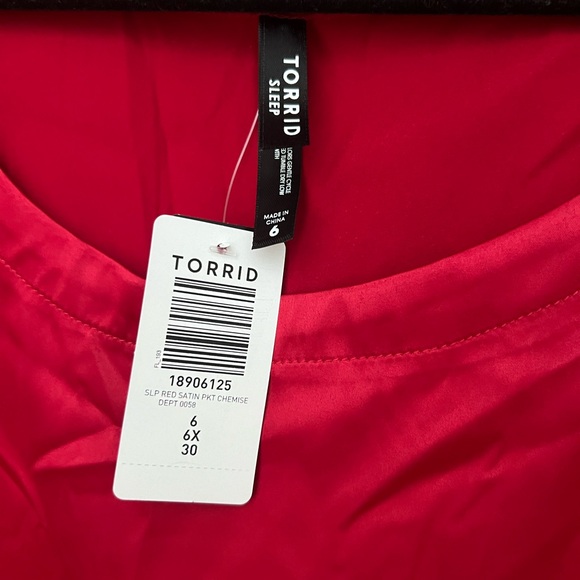 Torrid red sleepshirt NWT - Picture 2 of 4